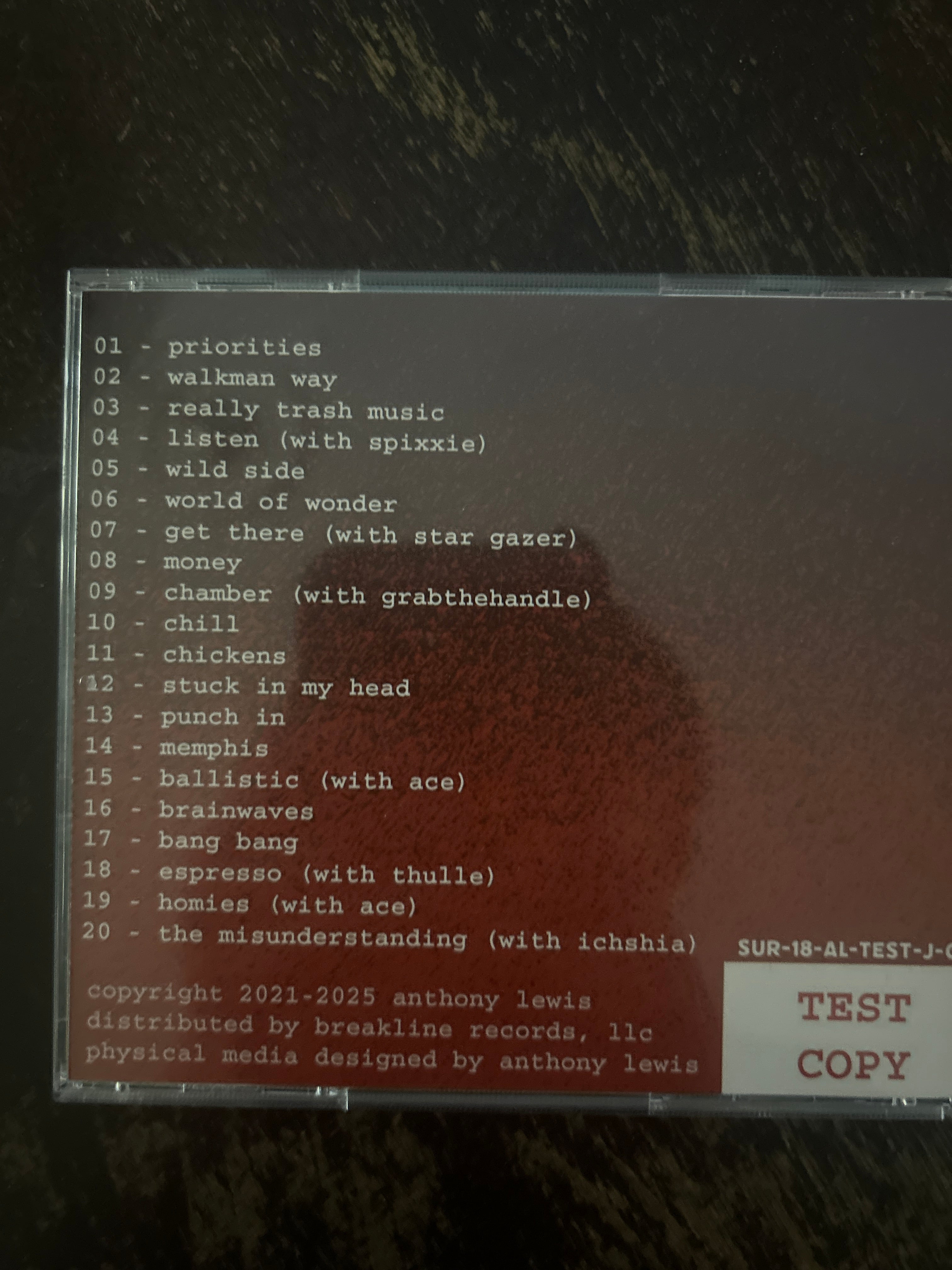 priorities (JCD) PRE-ORDER
