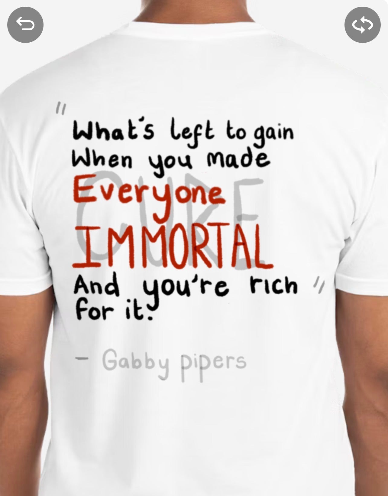 “Cure” Shirt